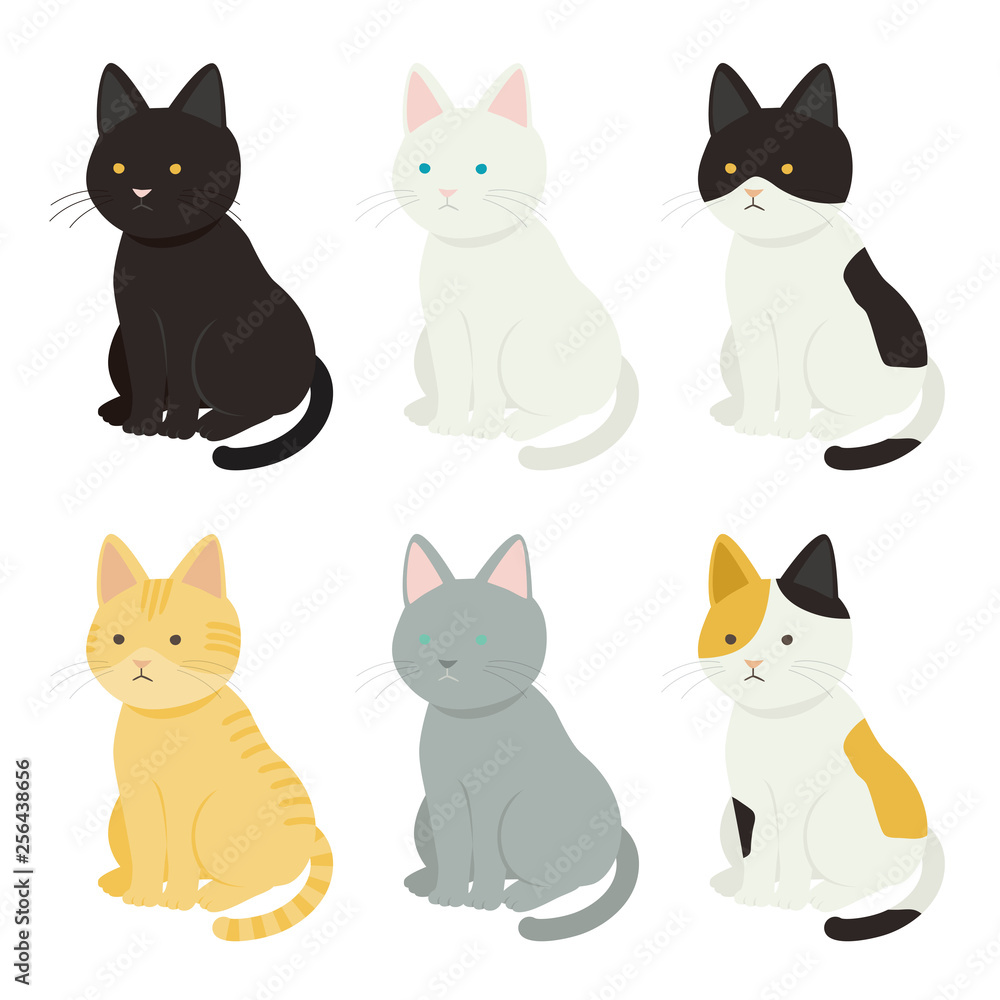 色々な猫のイラスト