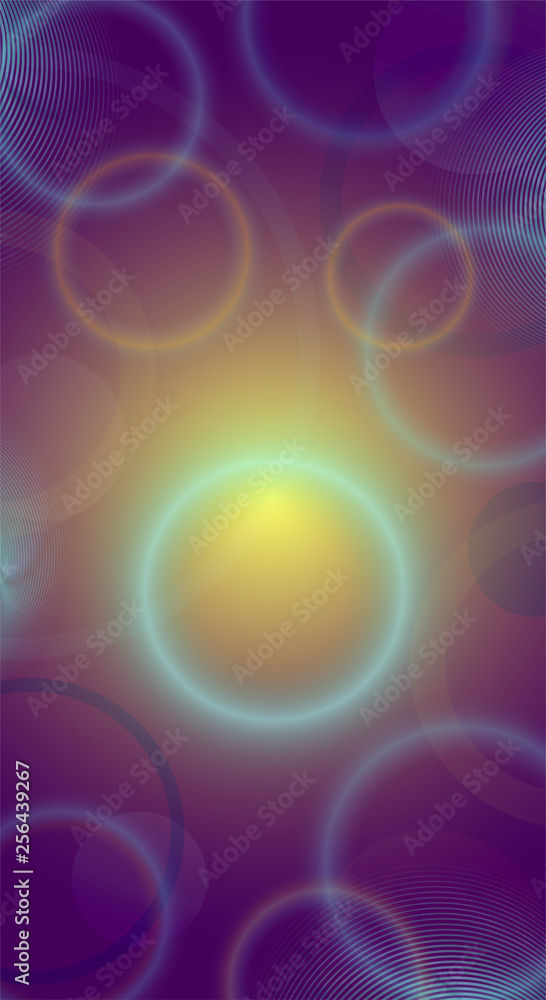 Fototapeta premium Phone screen template abstract neon background