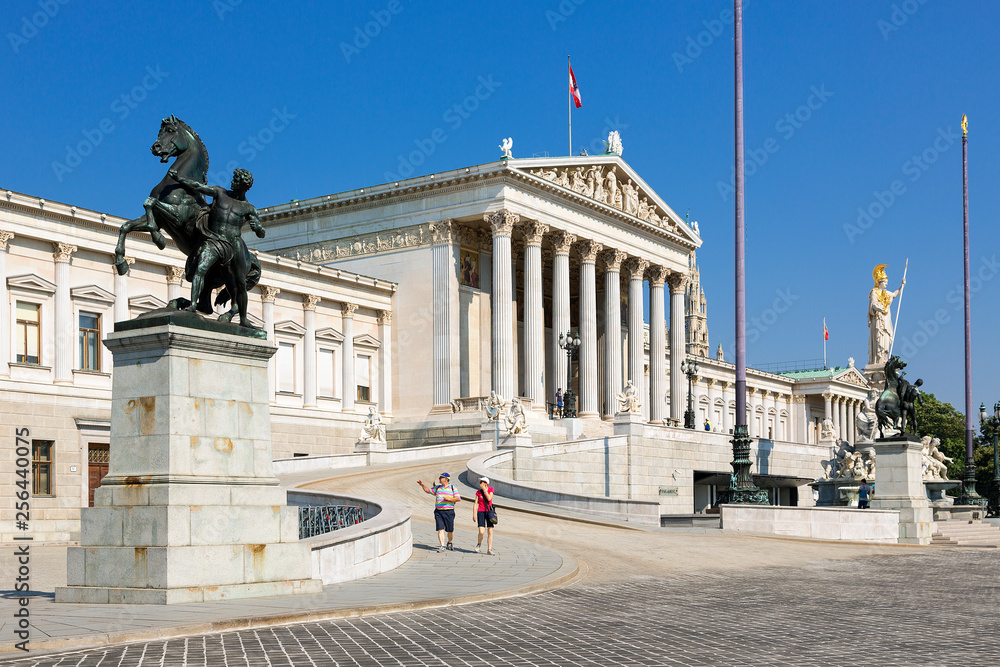 Austria, Vienna, Parliament building