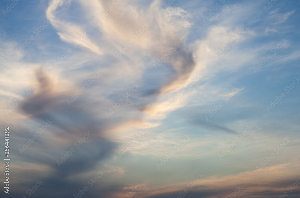 Obraz premium blue sky with clouds