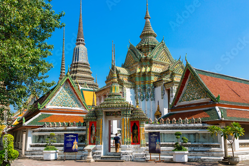 Canvas Print Wat Po complex in Bangkok