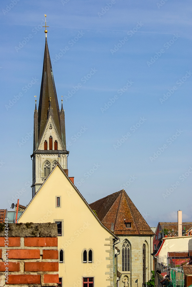 Over the roofs of Konstanz, Germany