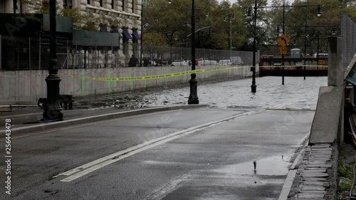 NYC Superstorm / Hurricane Sandy Flooded tunnel