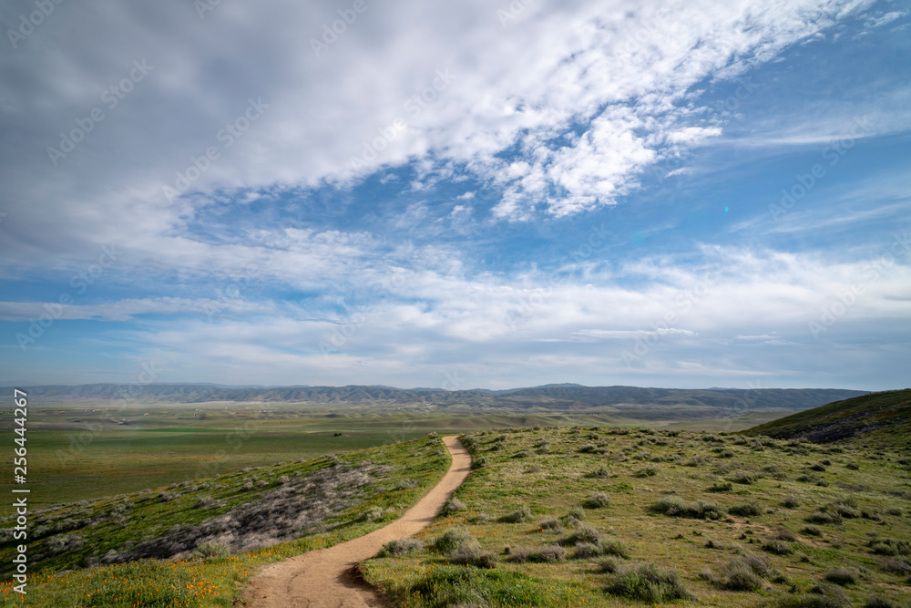 landscape with blue sky and clouds landscape with blue sky and clouds