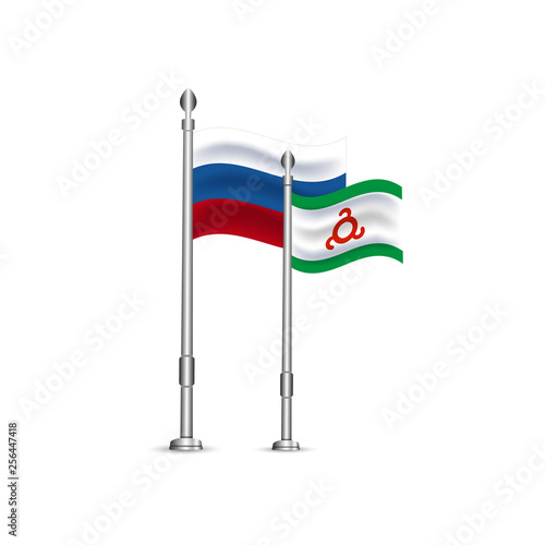 Free Download flag of Russia and Ingushetia - GFXLoad