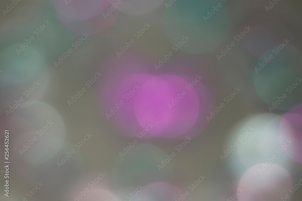 Soft pink and green background bokeh