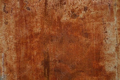 Grunge rusted metal texture, rust and oxidized metal background. Old worn metallic iron panel.