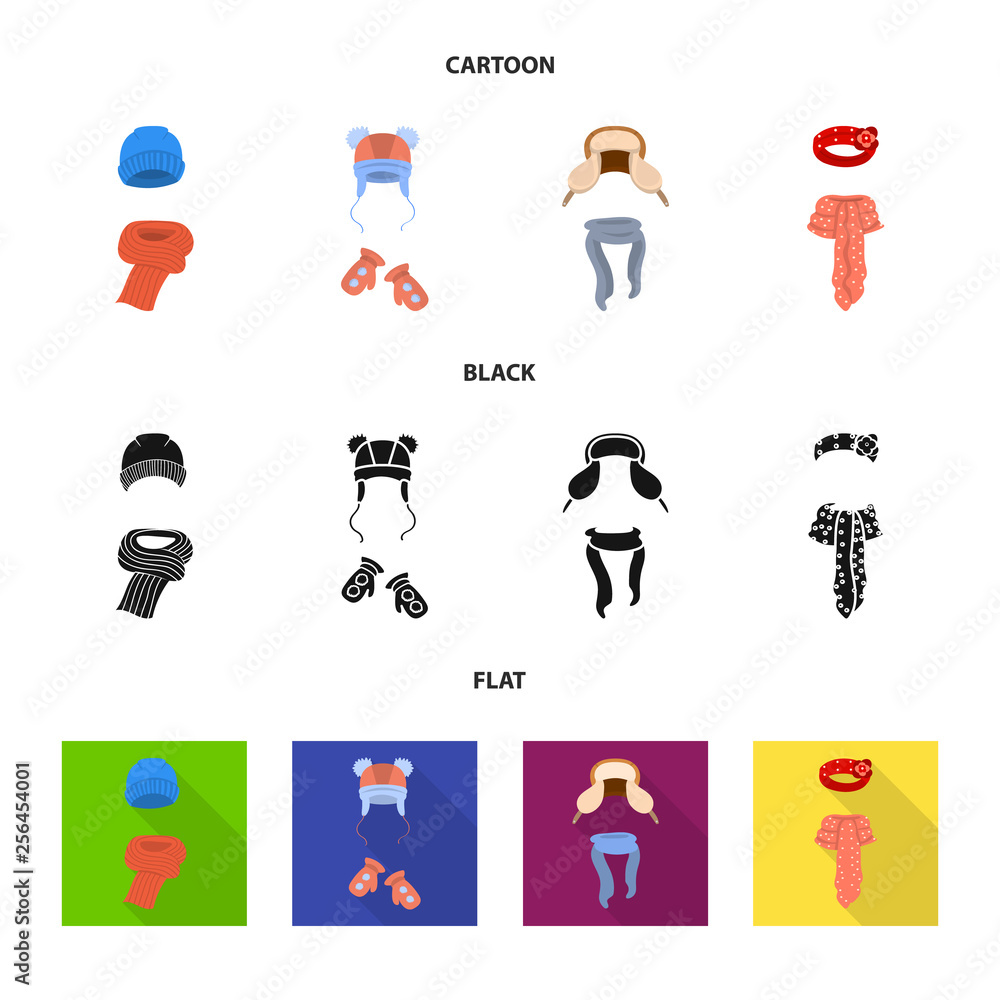 Vector design of clothes and texture logo. Collection of clothes and weather stock symbol for web. Vector design of clothes and texture logo. Collection of clothes and weather stock symbol for web.