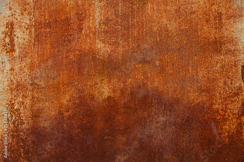 Wallpaper Mural Grunge rusted metal texture. Rusty corrosion and oxidized background. Worn metallic iron panel. Abandoned design wall. Copper bar. Torontodigital.ca