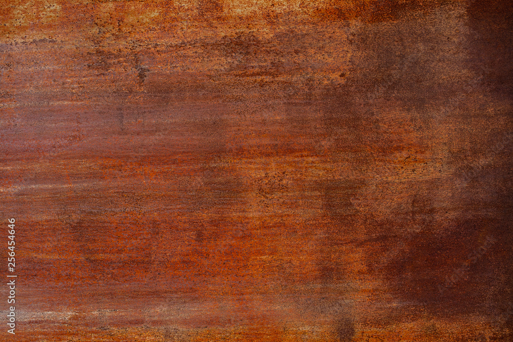 Fototapeta premium Grunge rusted metal texture, rust and oxidized metal background. Old worn metallic iron panel.