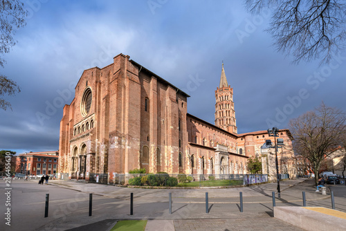 Basilica Saint-Sernin de Toulouse in Toulouse, Occitanie, France