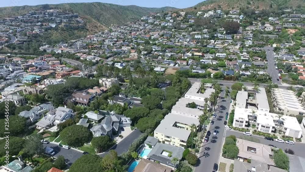 Aerial of Hill Side Neighborhood Residential Houses.mov Aerial of Hill Side Neighborhood Residential Houses.mov
