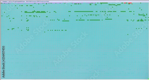 hard disk drive recovery table with hdd sectors