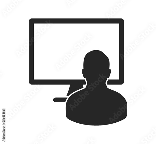 Computer Programmer Icon.