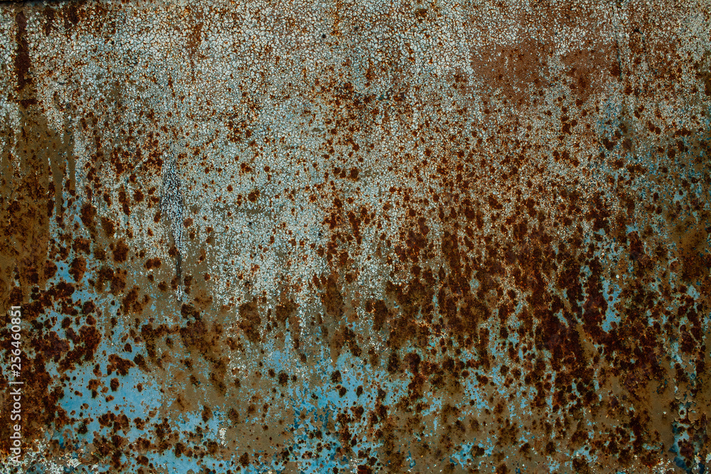 Rusted on surface of the old iron, deterioration of the steel, decay and grunge texture background. Old metal iron panel. Rusted on surface of the old iron, deterioration of the steel, decay and grunge texture background. Old metal iron panel.