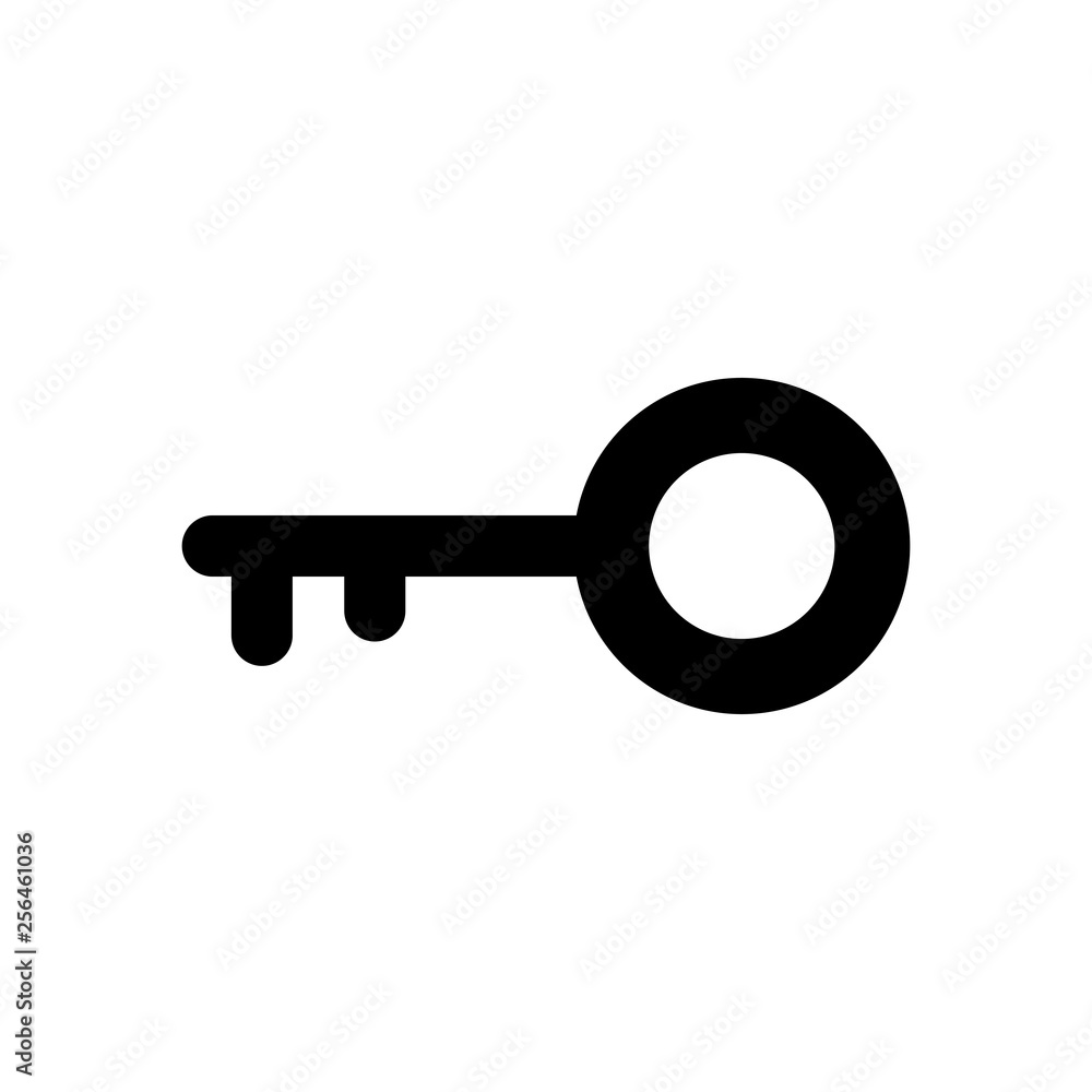 Key icon vector. Key vector icon. Key symbol for web site design Key icon vector. Key vector icon. Key symbol for web site design