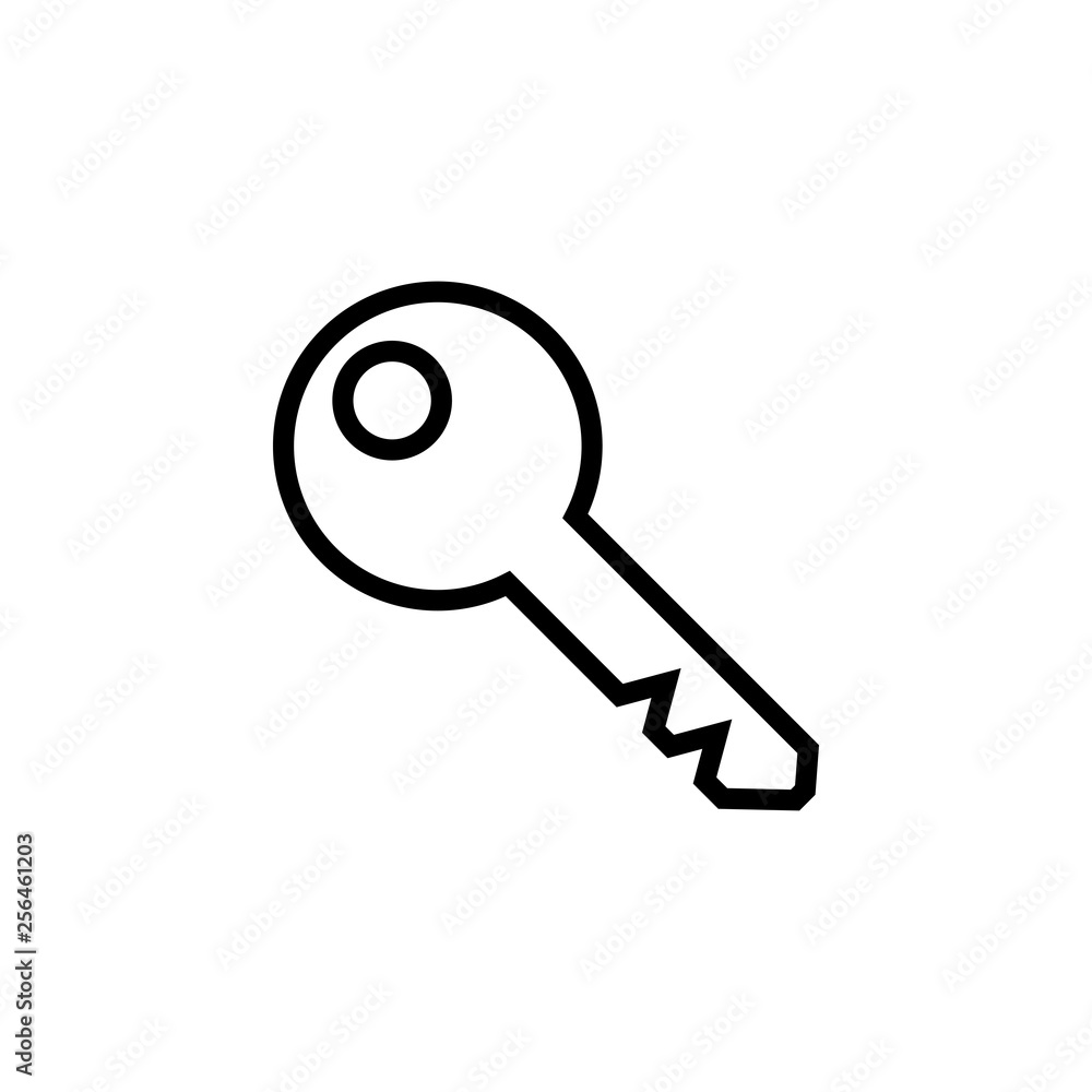 Key icon vector. Key vector icon. Key symbol for web site design Key icon vector. Key vector icon. Key symbol for web site design