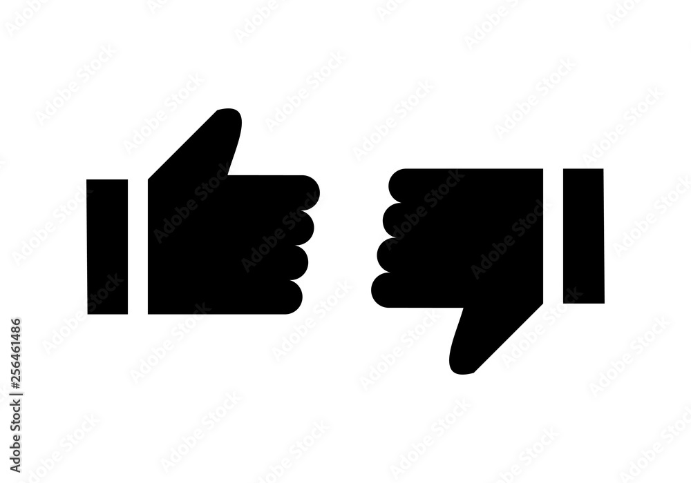 like icon vector. Thumbs up icon. social media icon. Like and dislike icon. Thumbs up and thumbs down like icon vector. Thumbs up icon. social media icon. Like and dislike icon. Thumbs up and thumbs down