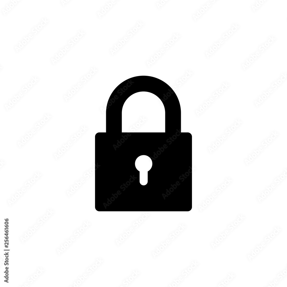 Lock icon vector. Encryption icon. Lock Icon in trendy flat style isolated. Security symbol Lock icon vector. Encryption icon. Lock Icon in trendy flat style isolated. Security symbol