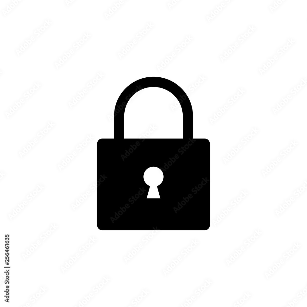 Lock icon vector. Encryption icon. Lock Icon in trendy flat style isolated. Security symbol Lock icon vector. Encryption icon. Lock Icon in trendy flat style isolated. Security symbol