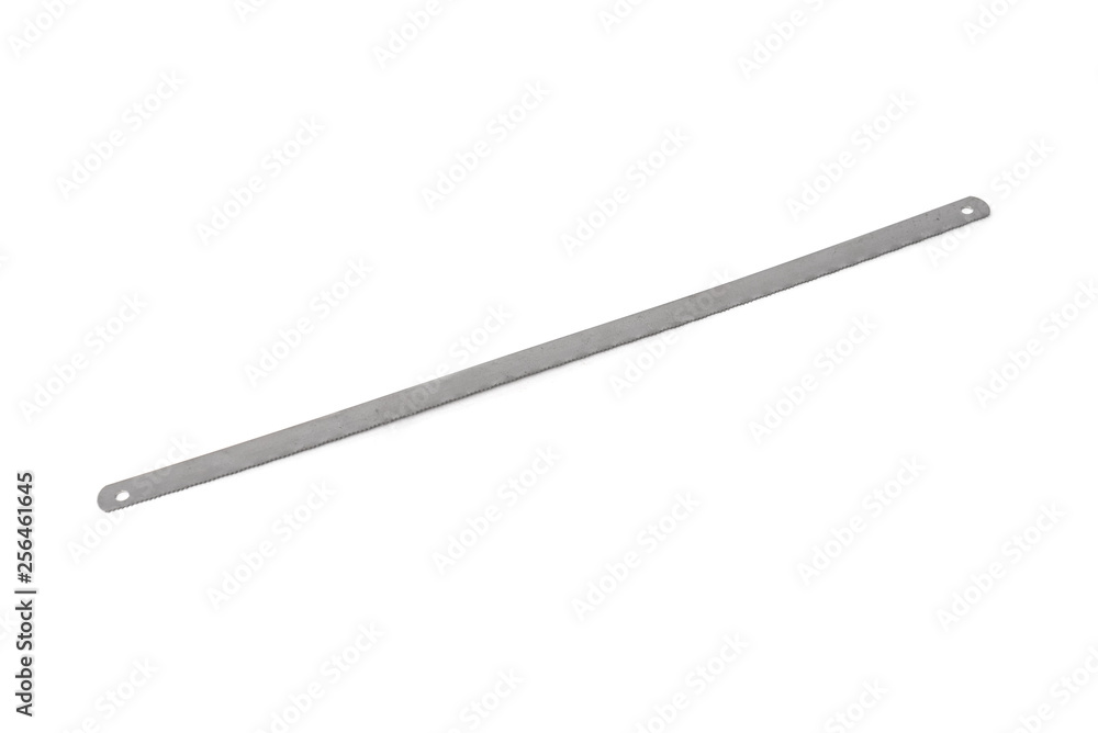 Blade for hacksaw isolated on white background. Blade for hacksaw isolated on white background.