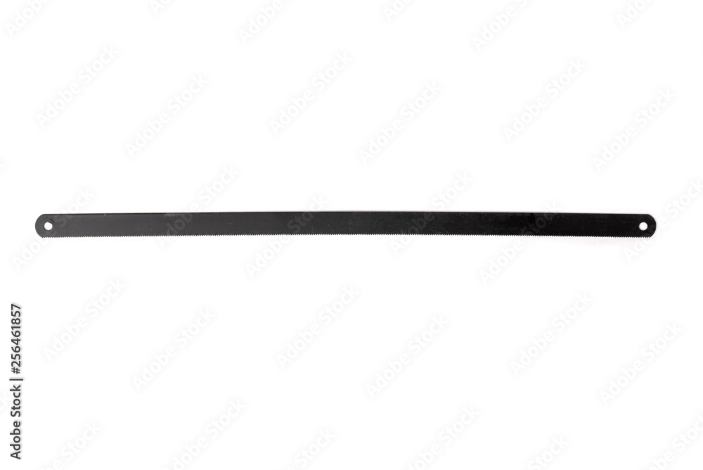 Blade for hacksaw isolated on white background. Blade for hacksaw isolated on white background.