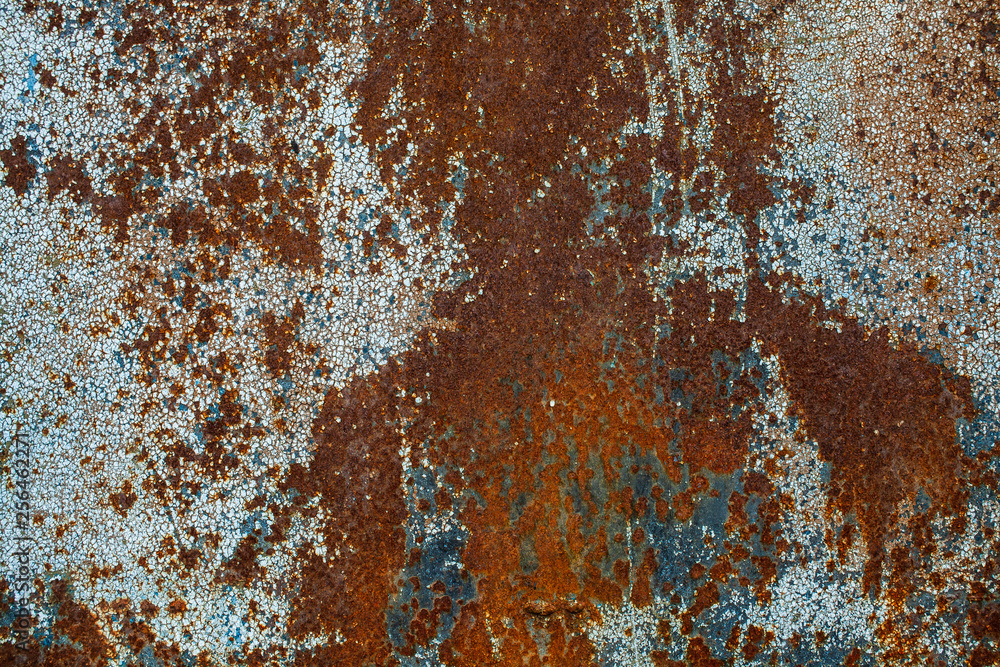 Rusted on surface of the old iron, deterioration of the steel, decay and grunge texture background. Old metal iron panel. Rusted on surface of the old iron, deterioration of the steel, decay and grunge texture background. Old metal iron panel.