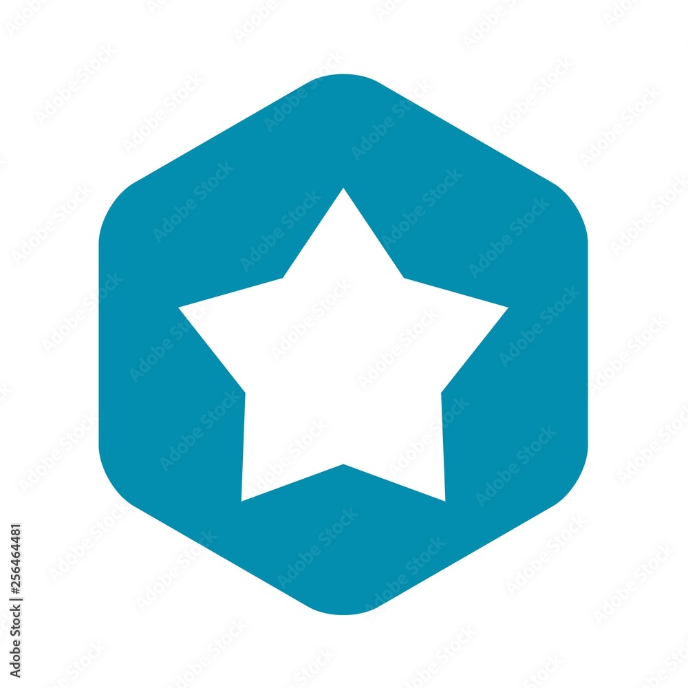 Star icon in simple style isolated vector illustration Star icon in simple style isolated vector illustration