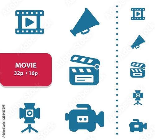 Movie Icons (4x magnification for preview).