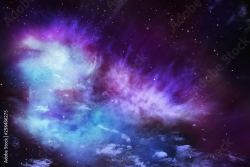Fototapeta Naklejka Na Ścianę i Meble -  Star and nebular and galaxy background