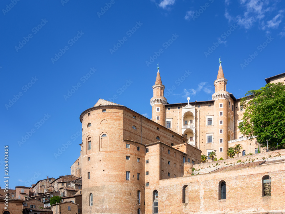 Urbino Marche Italy at day time