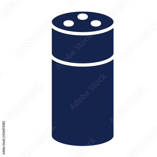 Saltcellar flat illustration on white