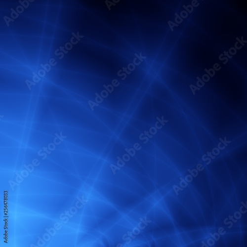 Magic blue illustration abstract modern background