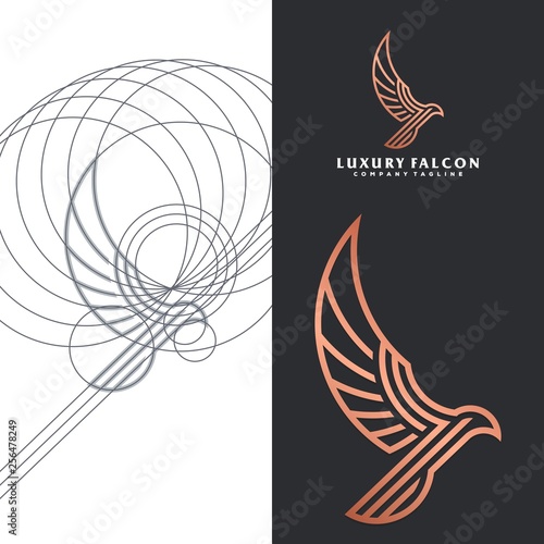 luxury falcon logo