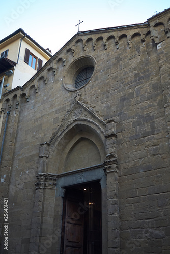 Florence  Italy - February 27  2019   San Carlo dei Lombardi church