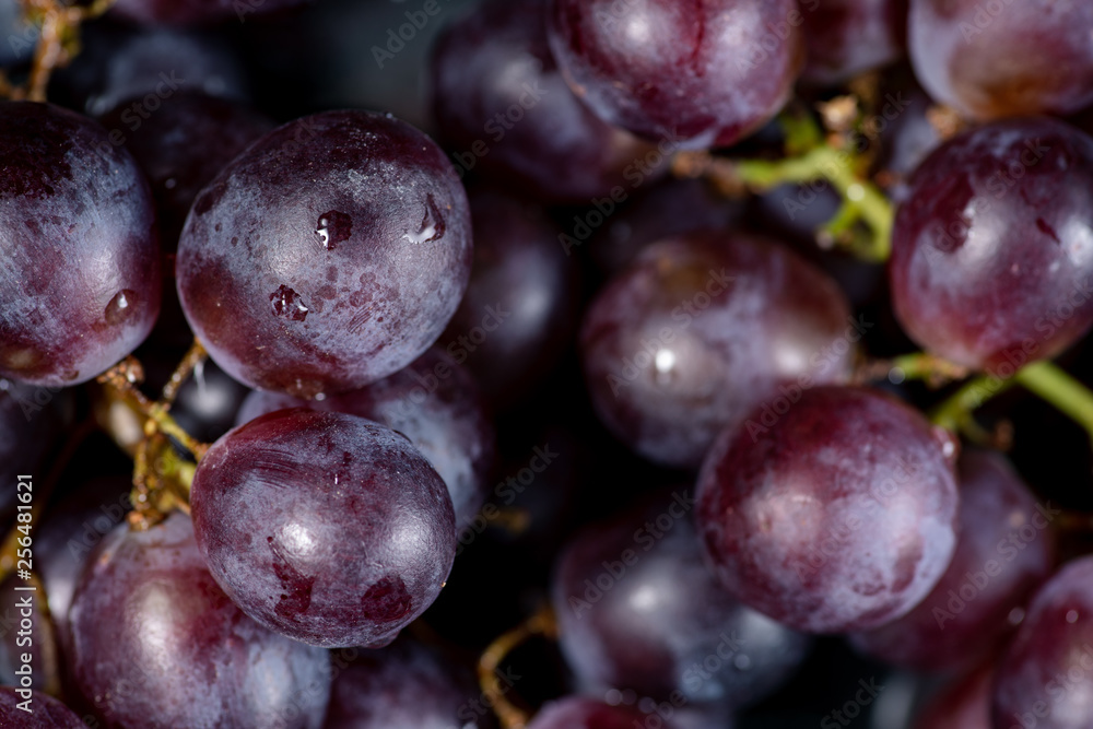 Fototapeta premium bunch of red grapes