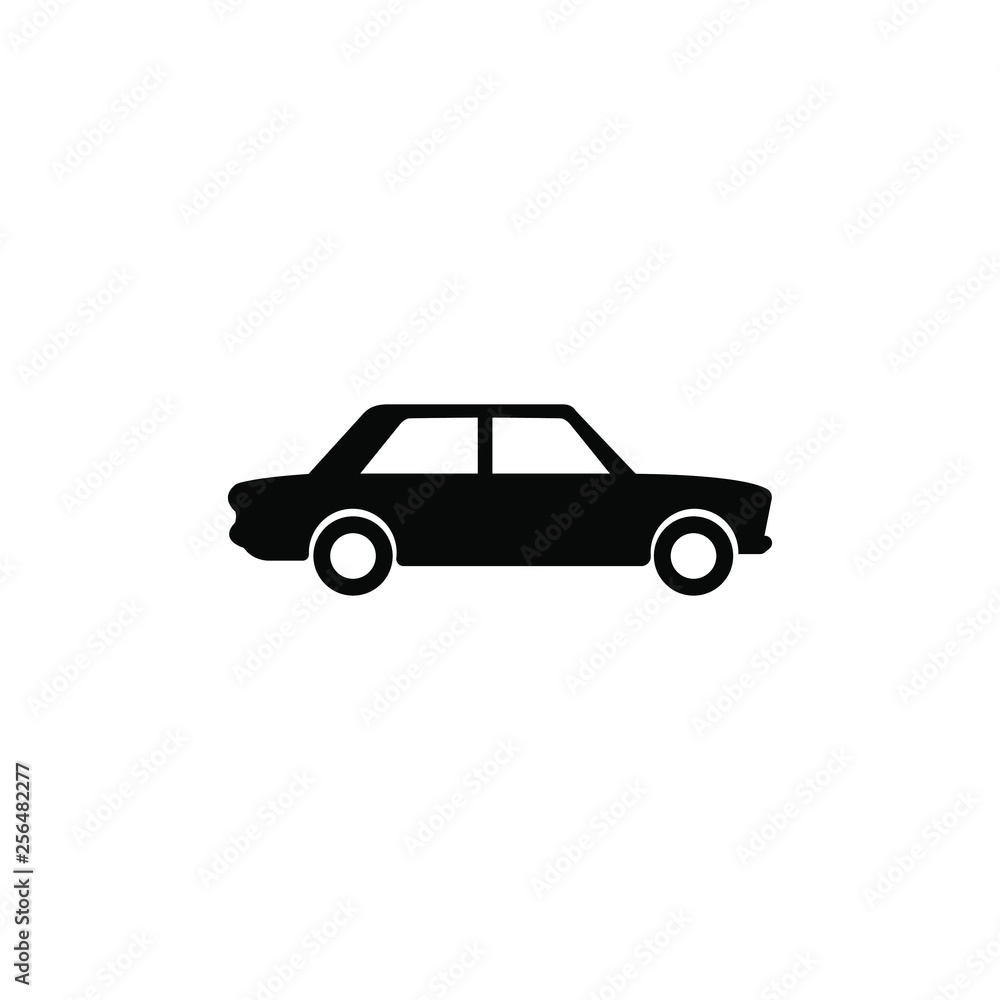 car icon, car symbol.