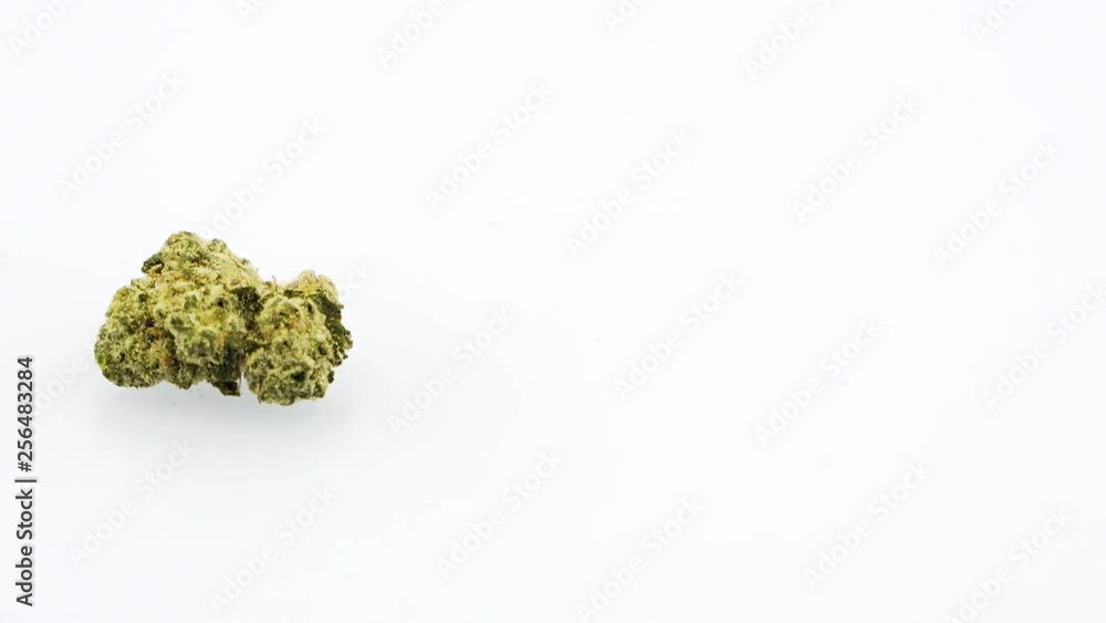 360 Degree Looping Rotation of the Marijuana Strain - Grape Daze, Single Bud Left Frame, in 4K Ultra HD Resolution 3840 x 2160 on White Background 360 Degree Looping Rotation of the Marijuana Strain - Grape Daze, Single Bud Left Frame, in 4K Ultra HD Resolution 3840 x 2160 on White Background