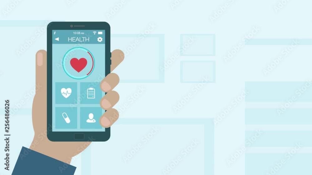 calling the doctor, concept of online consultation, futuristic technology, cartoon, flat style, copy space, luma matte, easily change the background calling the doctor, concept of online consultation, futuristic technology, cartoon, flat style, copy space, luma matte, easily change the background