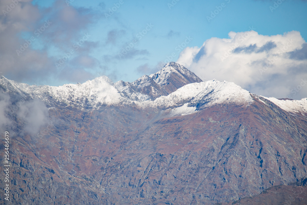 Mountain landscape. Caucasus summer day view forest