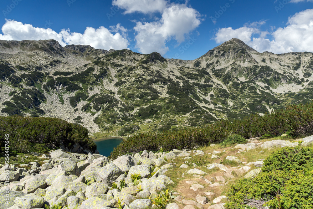 Summer landscape of Banderitsa Fish lake, Pirin Mountain, Bulgaria Summer landscape of Banderitsa Fish lake, Pirin Mountain, Bulgaria
