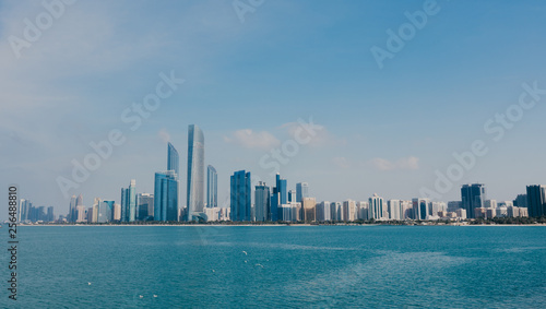 View of Abu Dhabi Skyline , United Arab Emirates