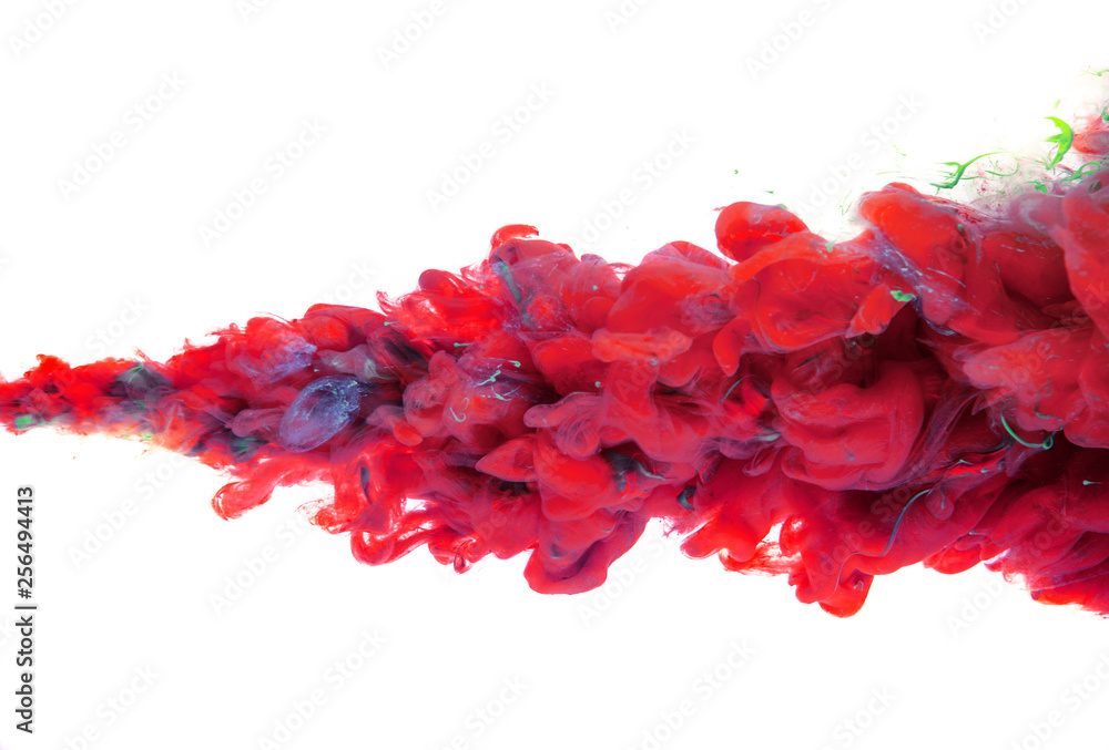 The colorful dye in the water. Abstract. background. Wallpaper. Concept art The colorful dye in the water. Abstract. background. Wallpaper. Concept art
