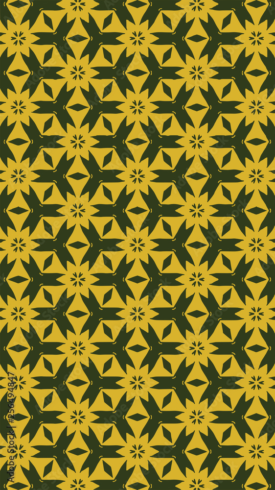Ornate geometric pattern and two-tone abstract background Ornate geometric pattern and two-tone abstract background