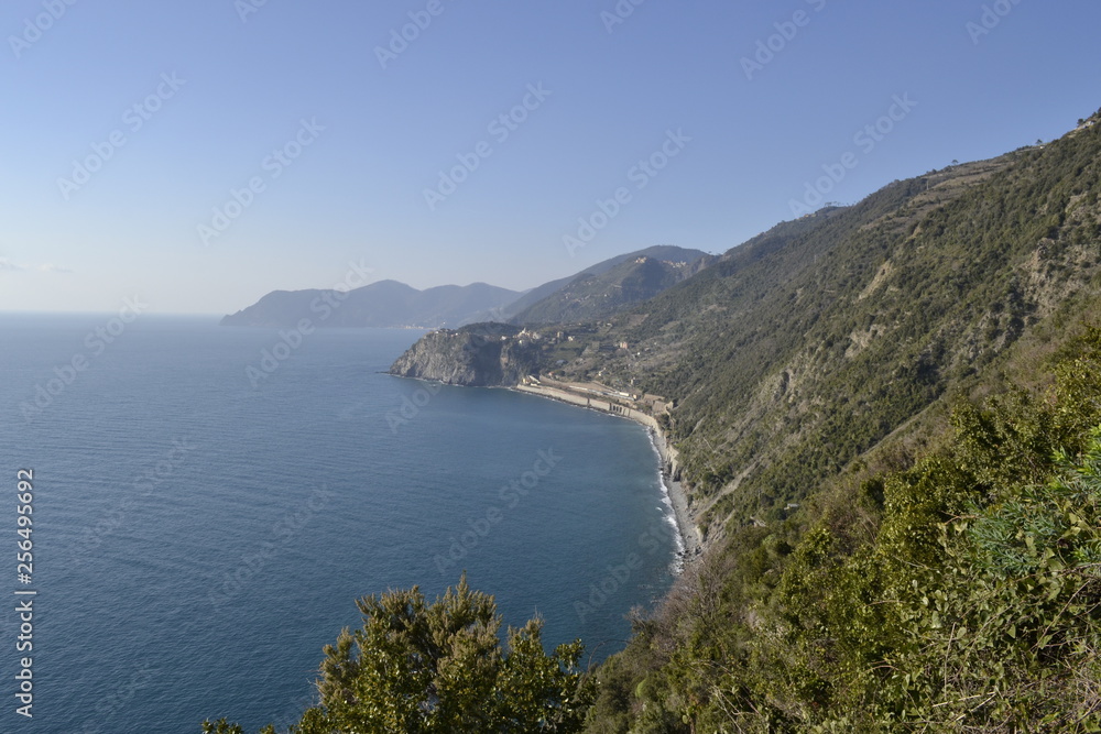 Panorama sulle Cinque Terre, Liguria