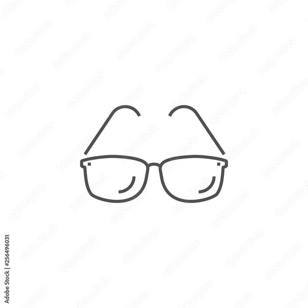 Sunglasses Related Vector Line Icon. Sunglasses Related Vector Line Icon.