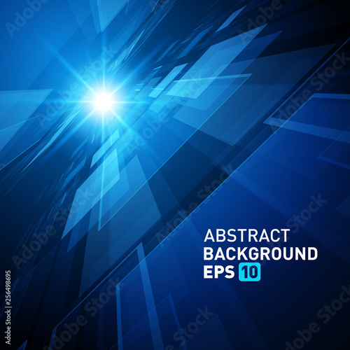 Abstract background virtual reality 3d space grid effect.