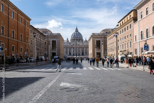 Foto piazza san pietro, via della conciliazione, roma