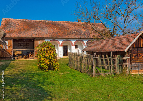 Traditional countryside house in Szalafő, Hungary