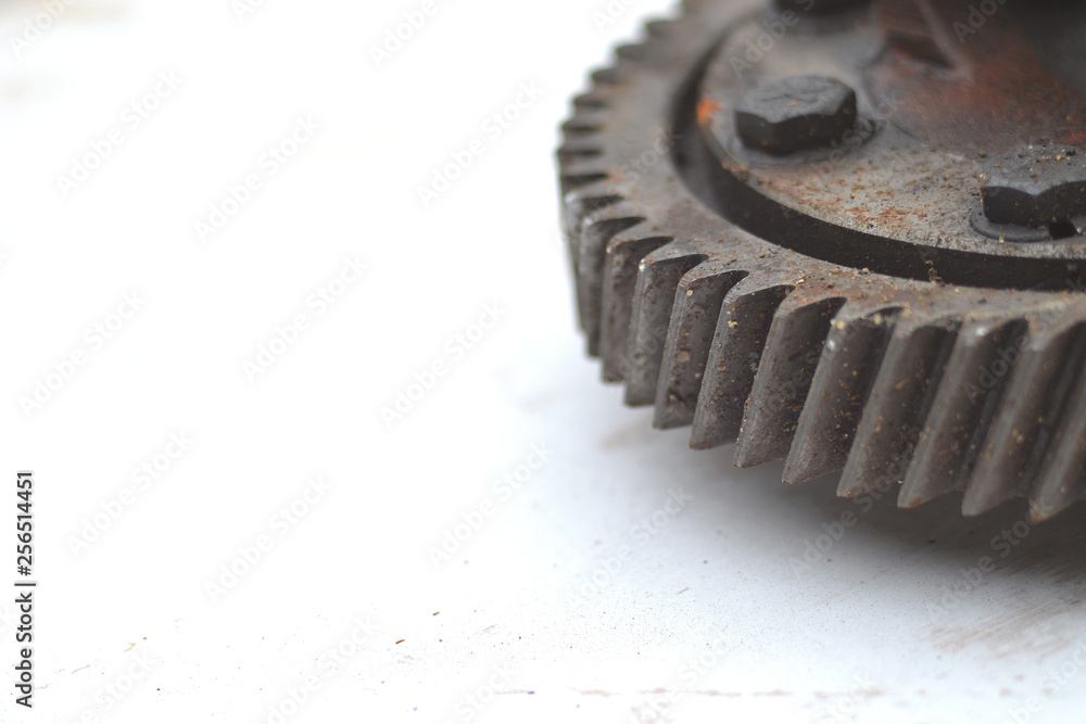 Old used gears.